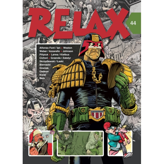 RELAX #44  (Chris Weston - Dredd)  OKŁADKA  LIMITOWANA